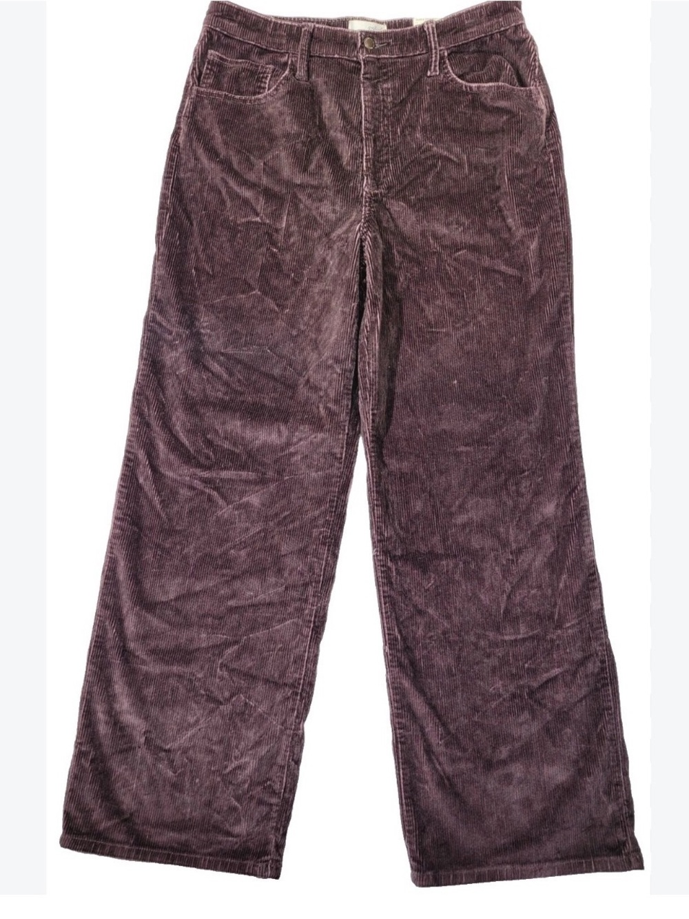 UEC Universal Thread High-Rise Wide-Leg RICH CHOCOLATE BROWN Corduroy Pants SZ 8